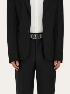 Adjustable Gancini belt - Men