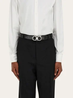 Adjustable Gancini belt - Men