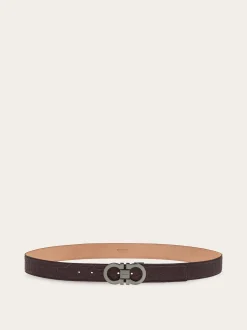 Adjustable Gancini belt - Men