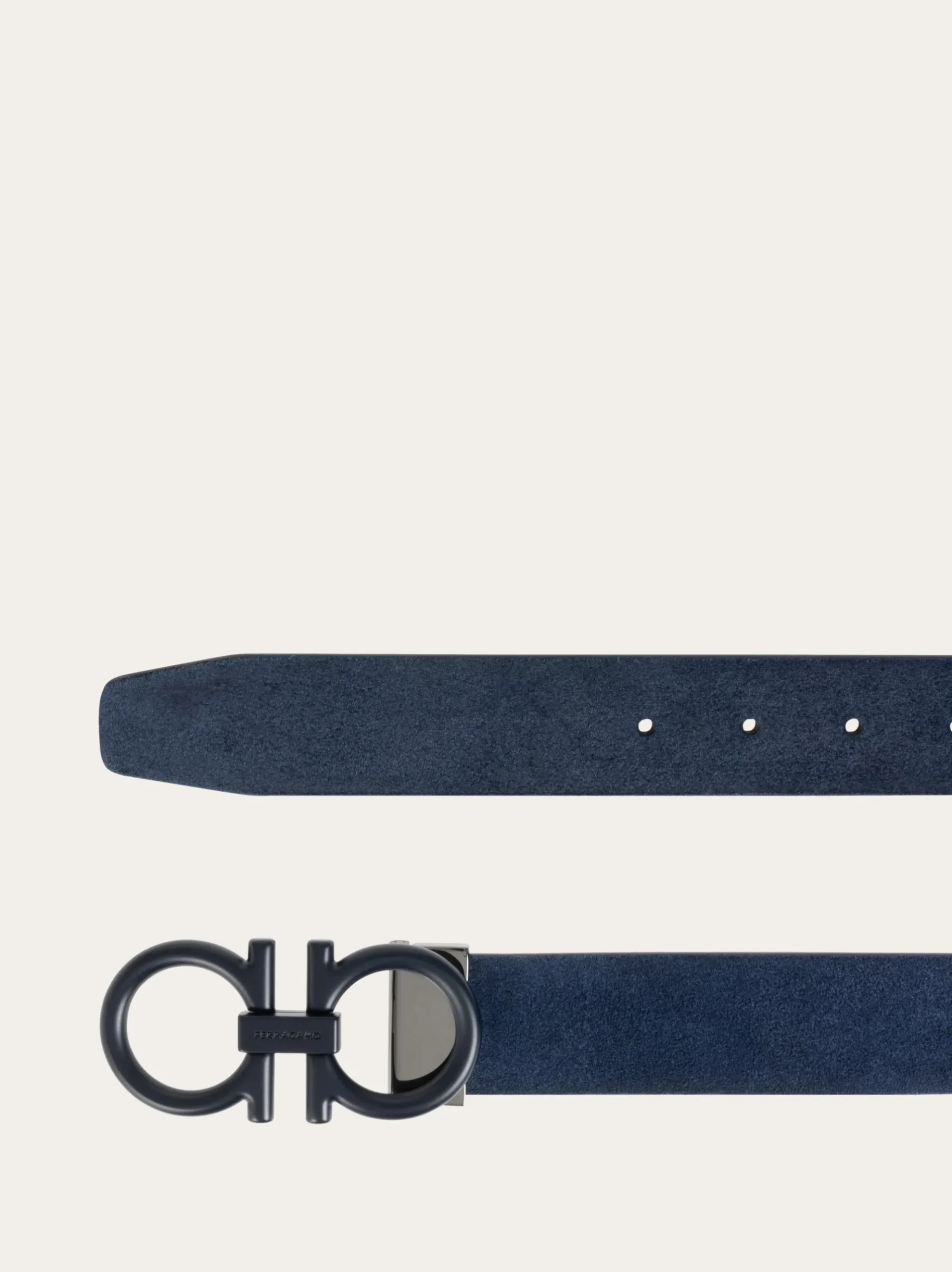 Adjustable Gancini belt - Men