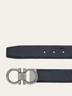 Adjustable Gancini belt - Men