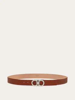 Adjustable Gancini belt - Men