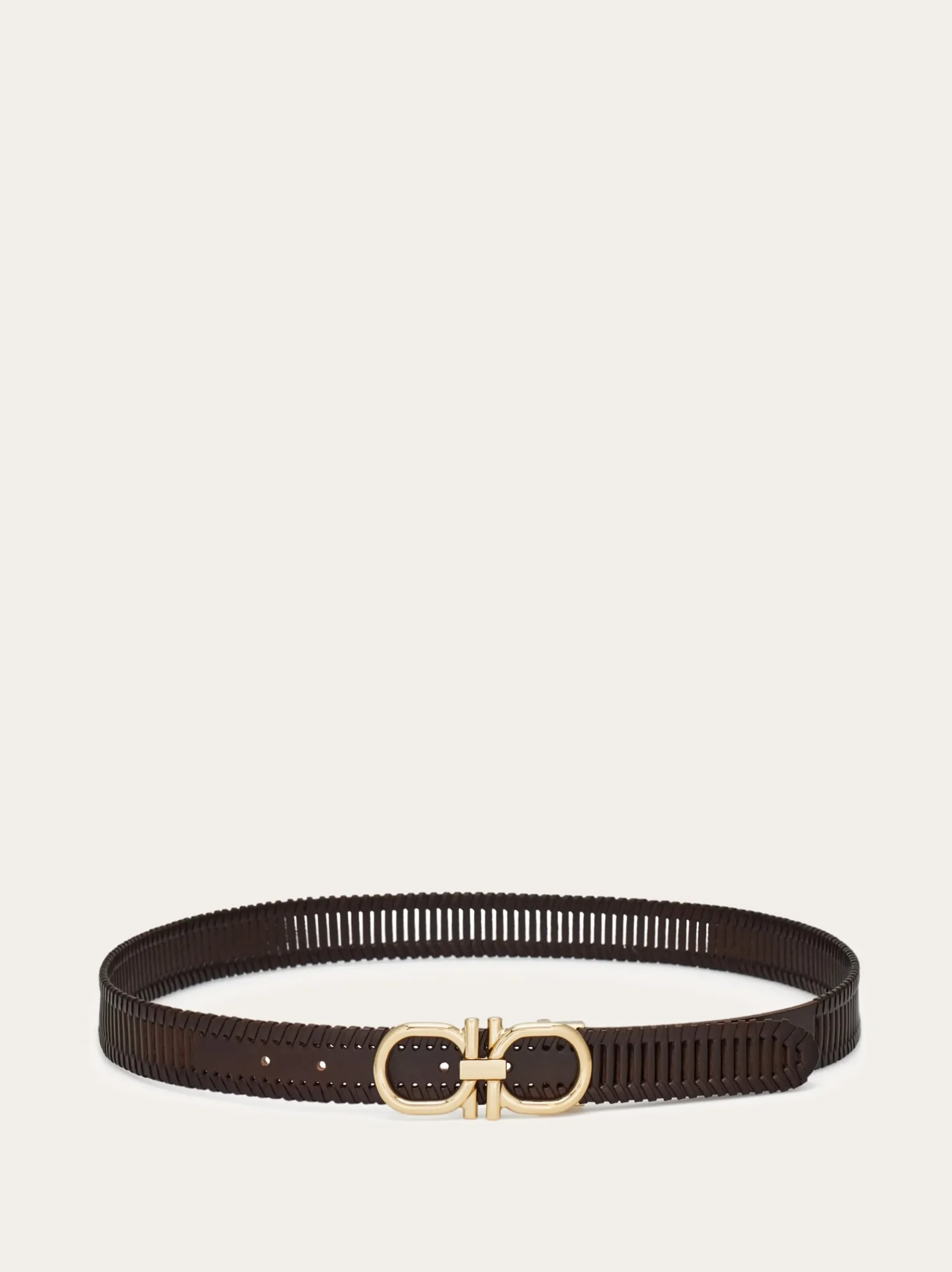 Adjustable Gancini belt - Men