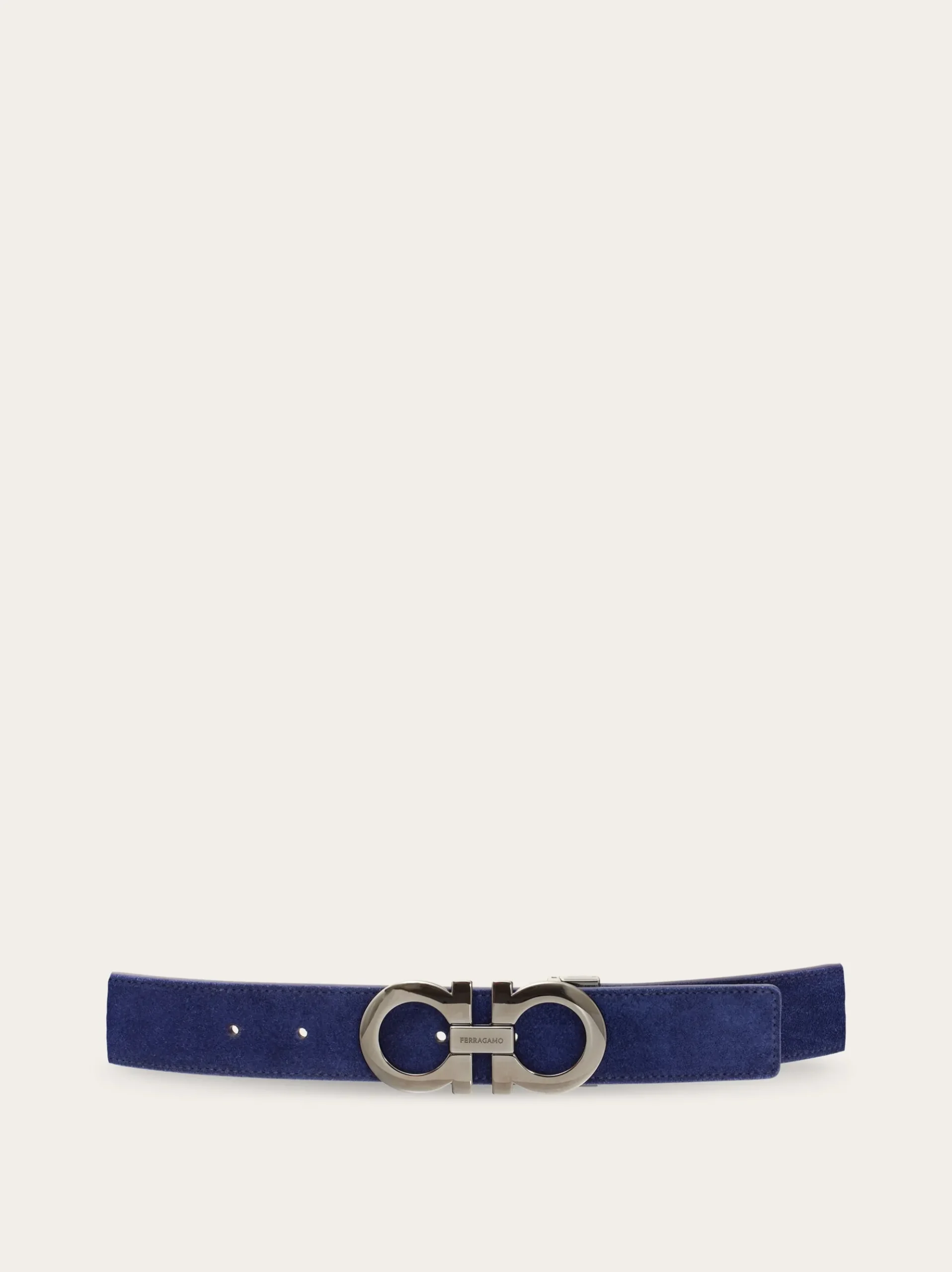 Adjustable Gancini belt - Men