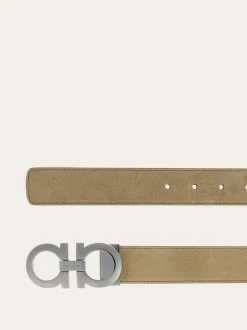 Adjustable Gancini belt - Men