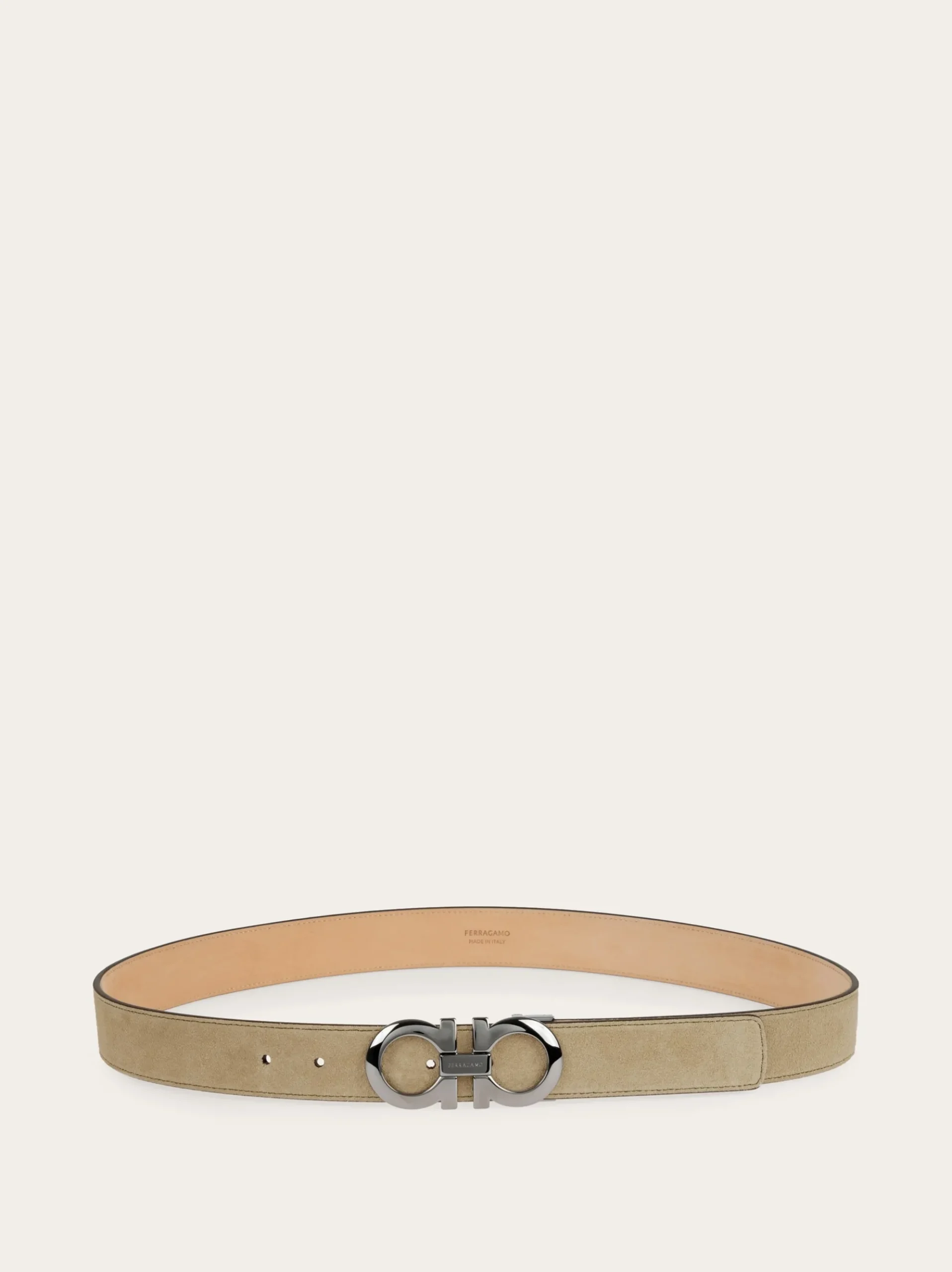 Adjustable Gancini belt - Men