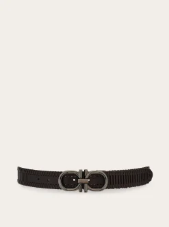 Adjustable Gancini belt - Men