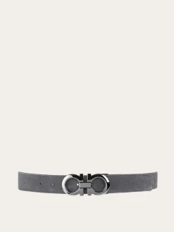 Adjustable Gancini belt - Men