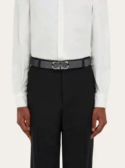 Adjustable Gancini belt - Men