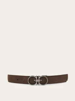 Adjustable Gancini belt - Men