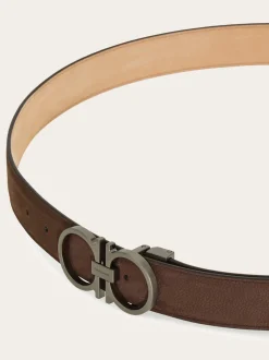 Adjustable Gancini belt - Men
