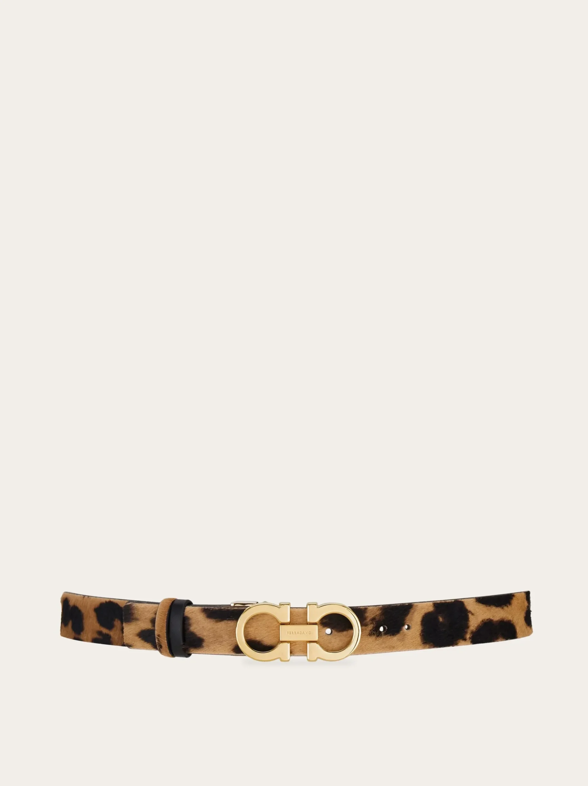 Adjustable Gancini belt - Women