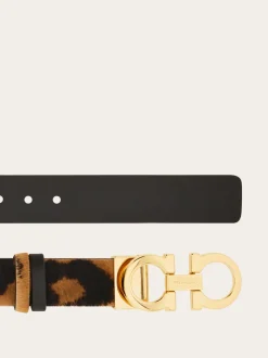 Adjustable Gancini belt - Women