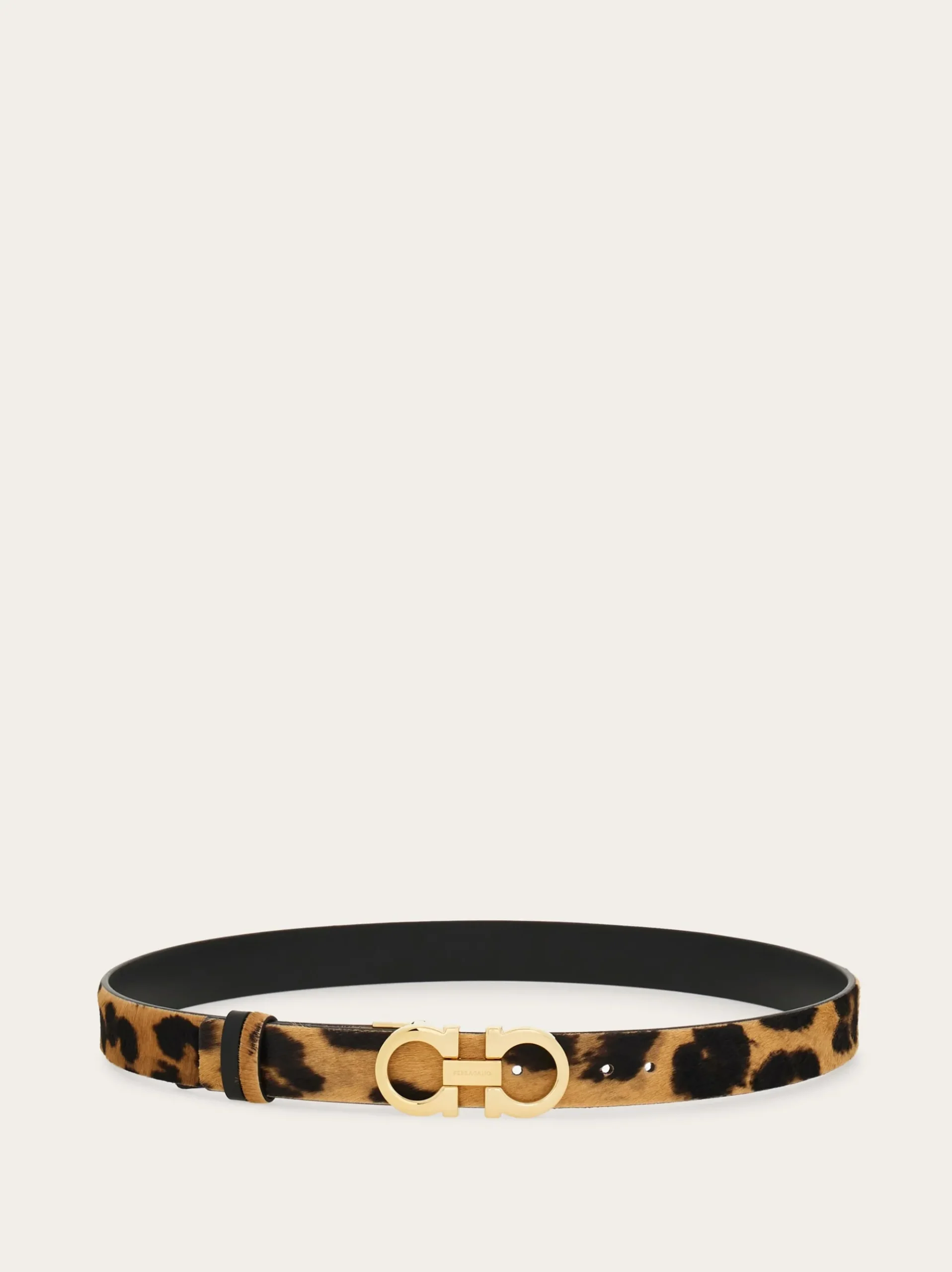 Adjustable Gancini belt - Women