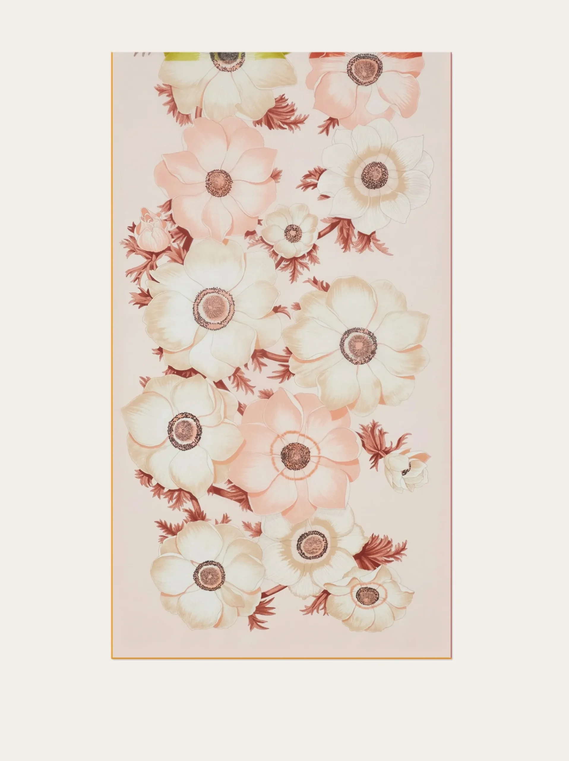 Anemone print silk scarf - Women