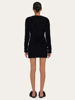 Astrakhan effect short dress - Women