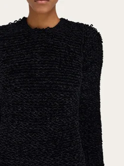 Astrakhan effect short dress - Women