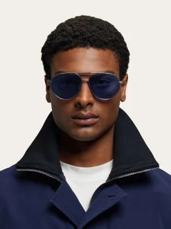 Aviator frame sunglasses - Men