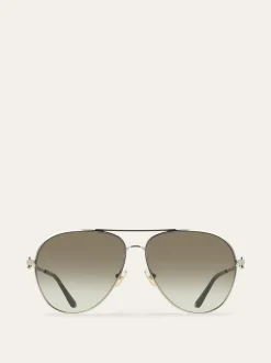 Aviator frame sunglasses - Men