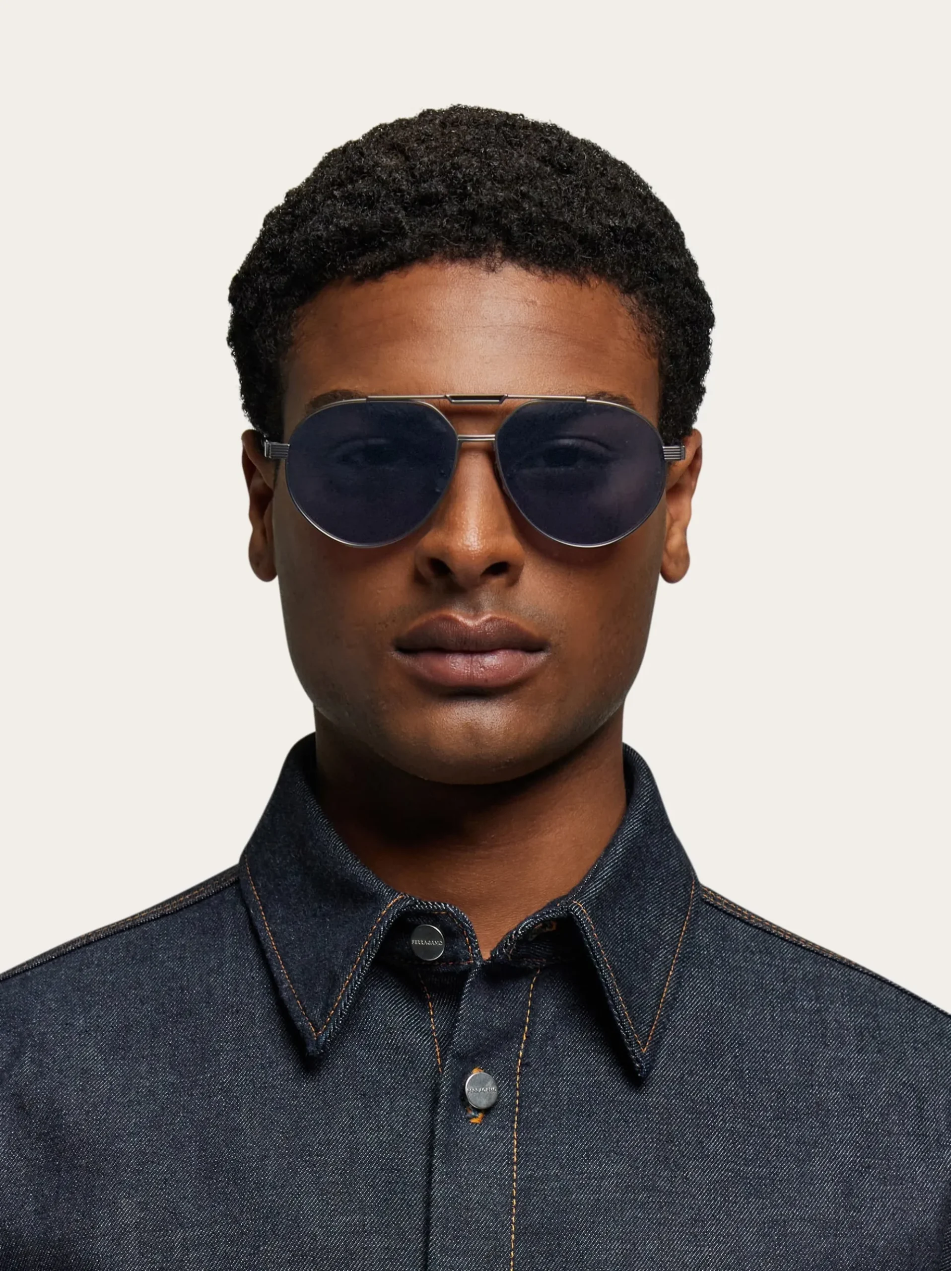 Aviator frame sunglasses - Men