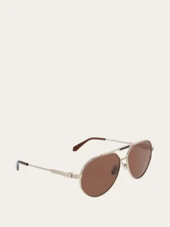 Aviator frame sunglasses - Men