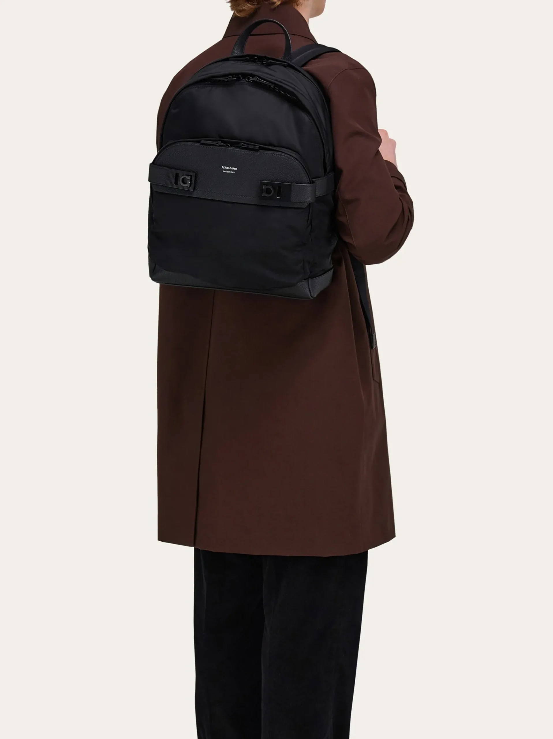 Backpack with Gancini buckles - Men