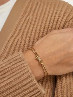 Bangle with bow (S/M) - Women