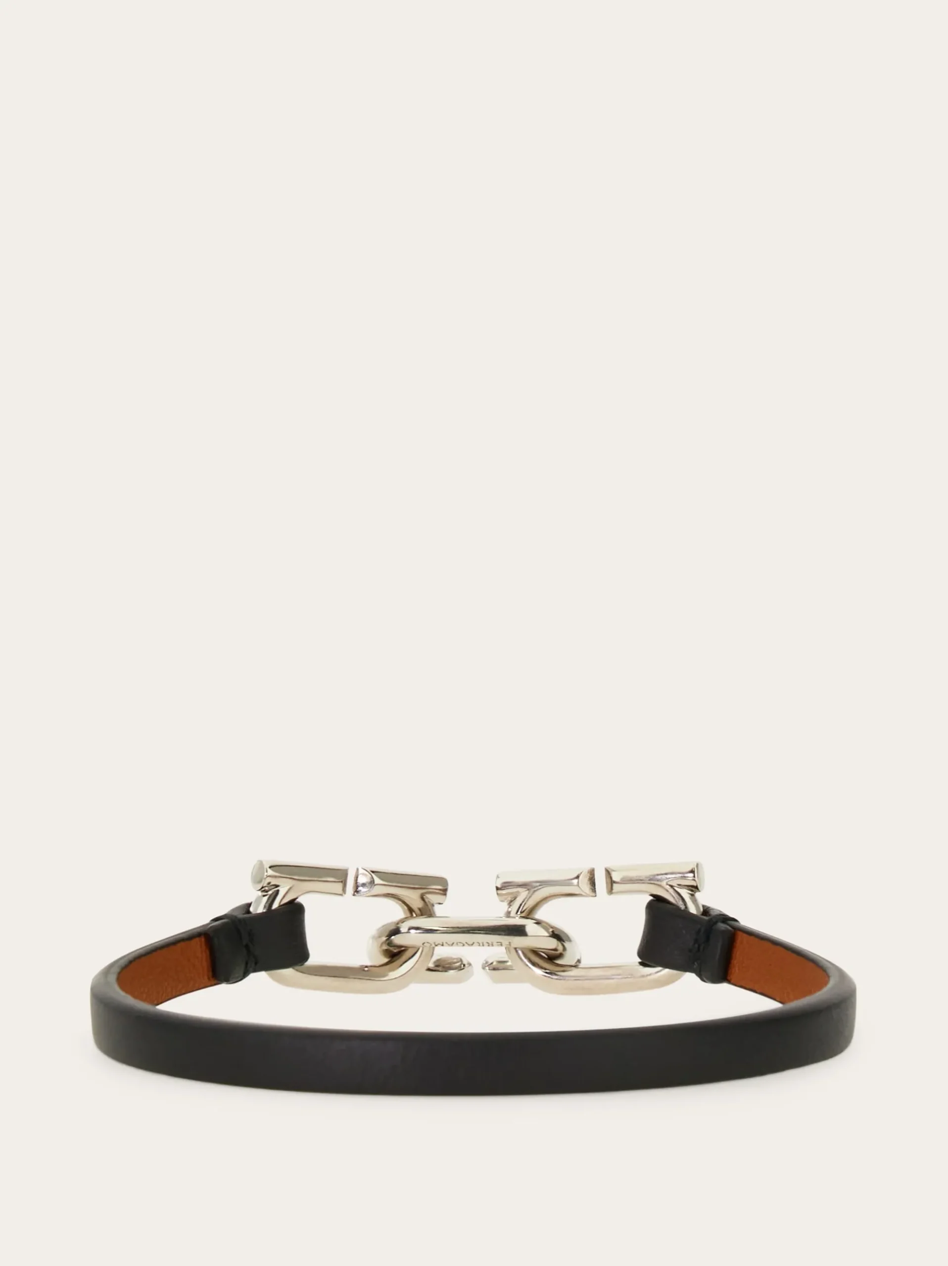 Bicolor Gancini bracelet - Men