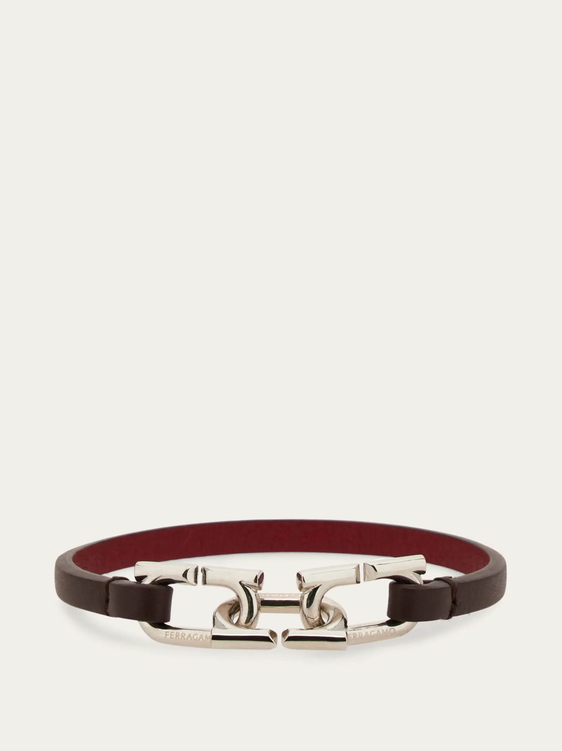 Bicolor Gancini bracelet - Men