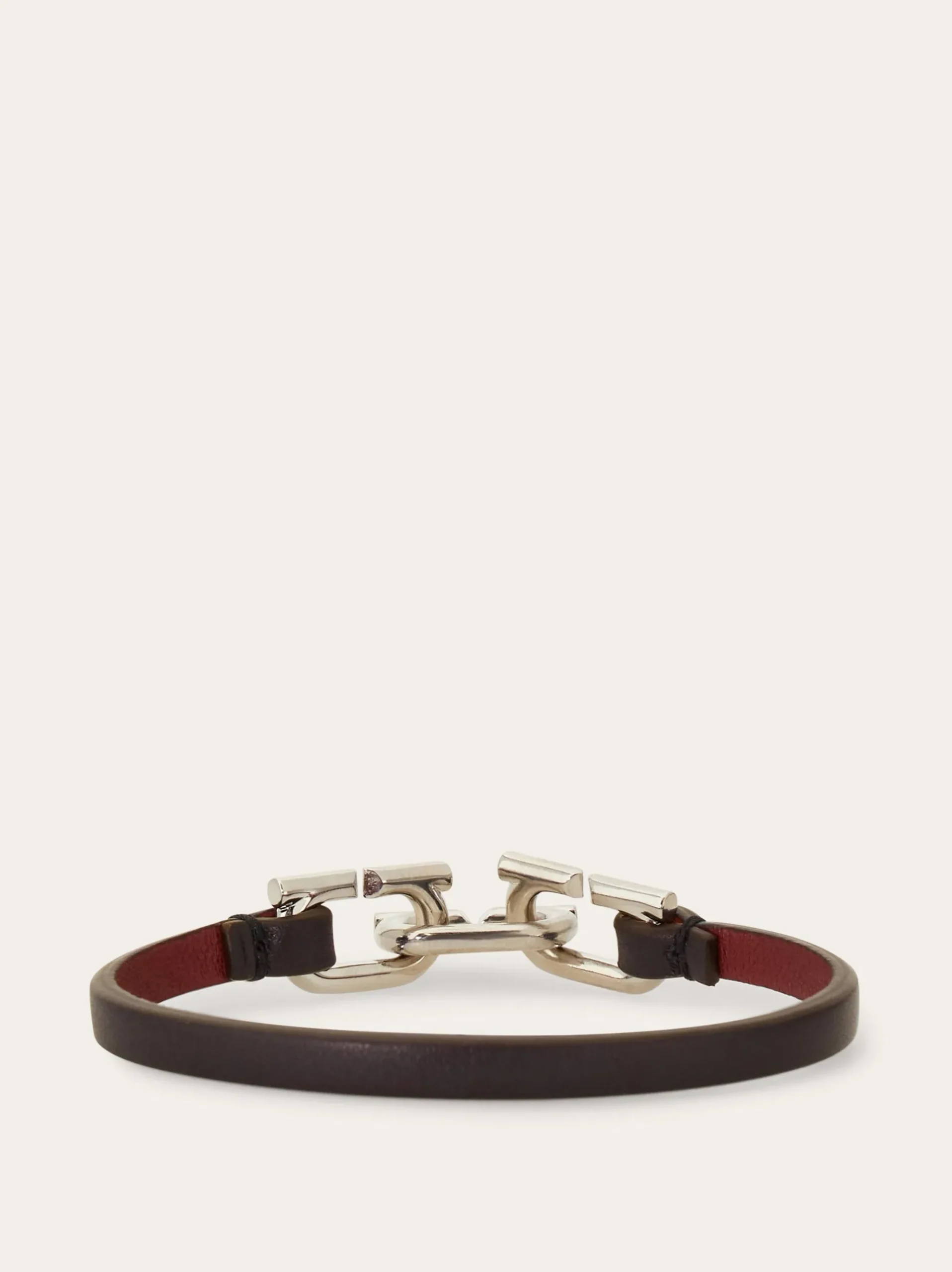 Bicolor Gancini bracelet - Men