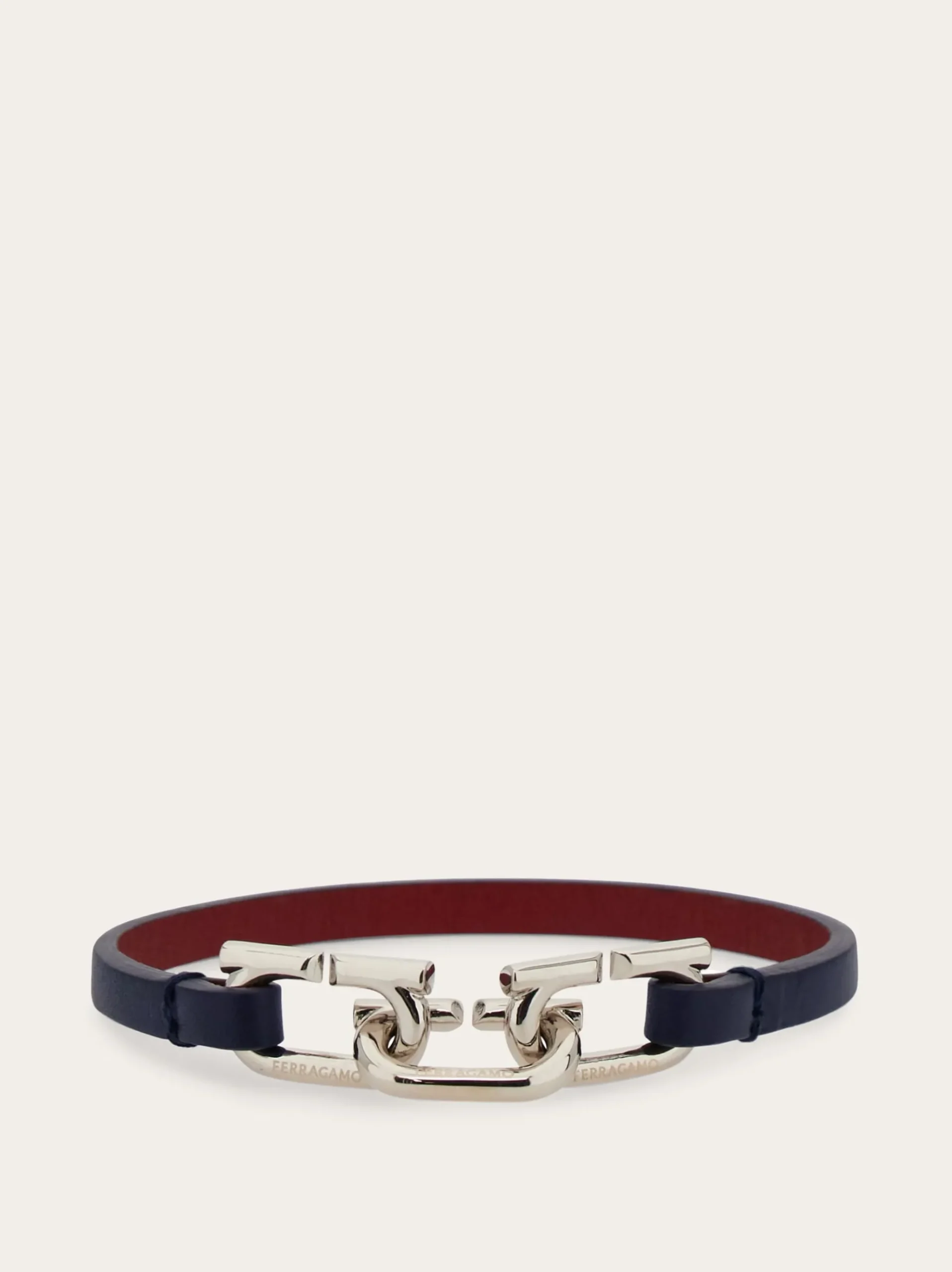 Bicolor Gancini bracelet - Men