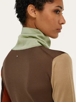 Block color dress - Women