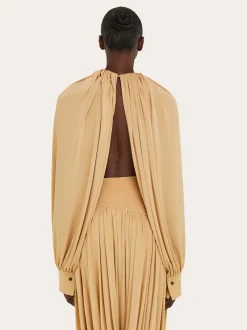 Blouse with back slit detail - Women
