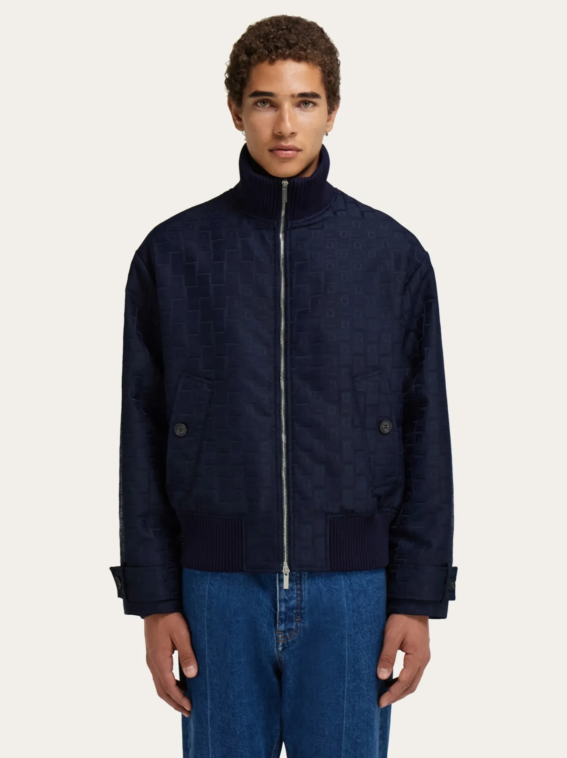Blouson in Monogram nylon - Men