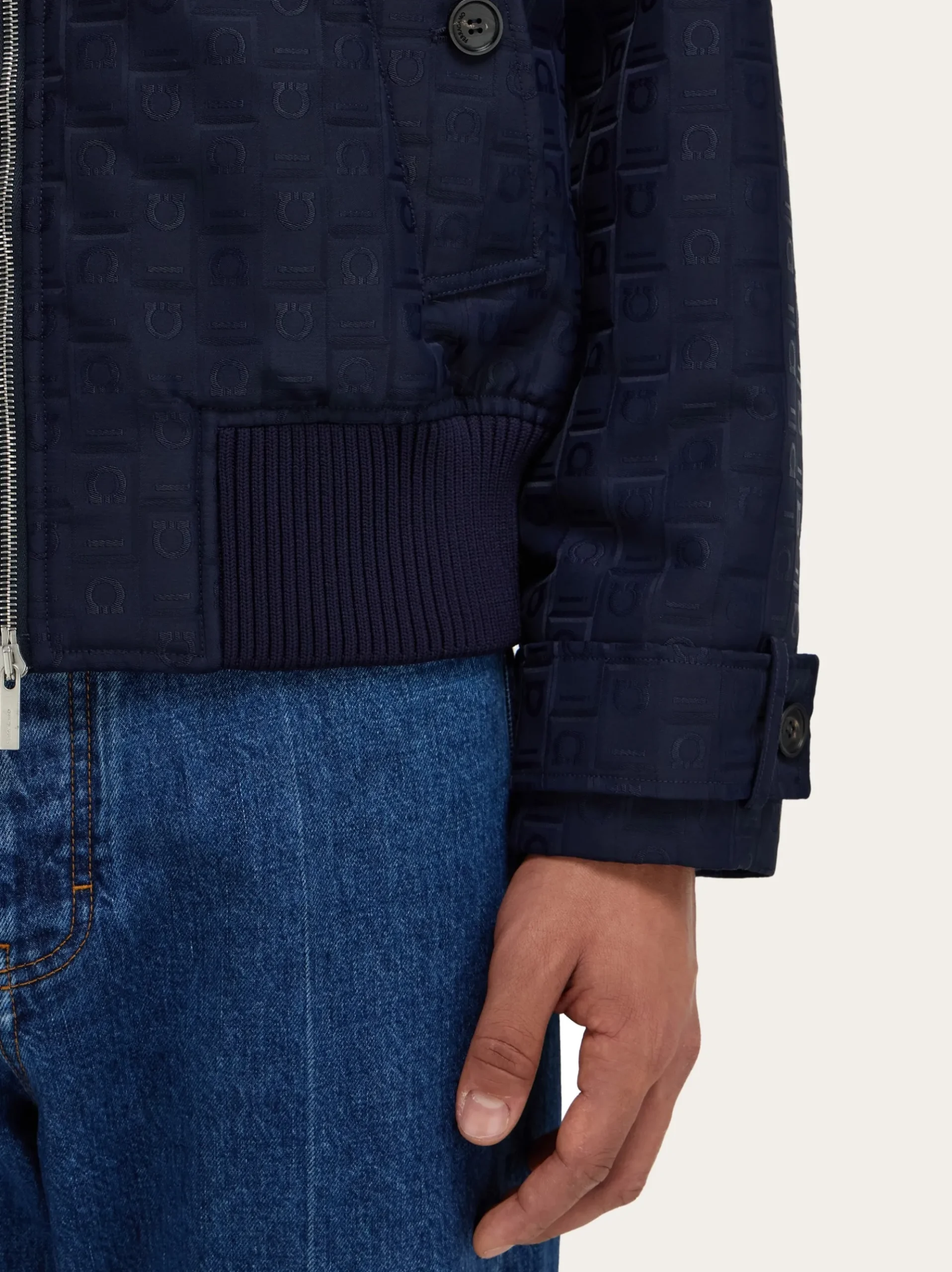 Blouson in Monogram nylon - Men