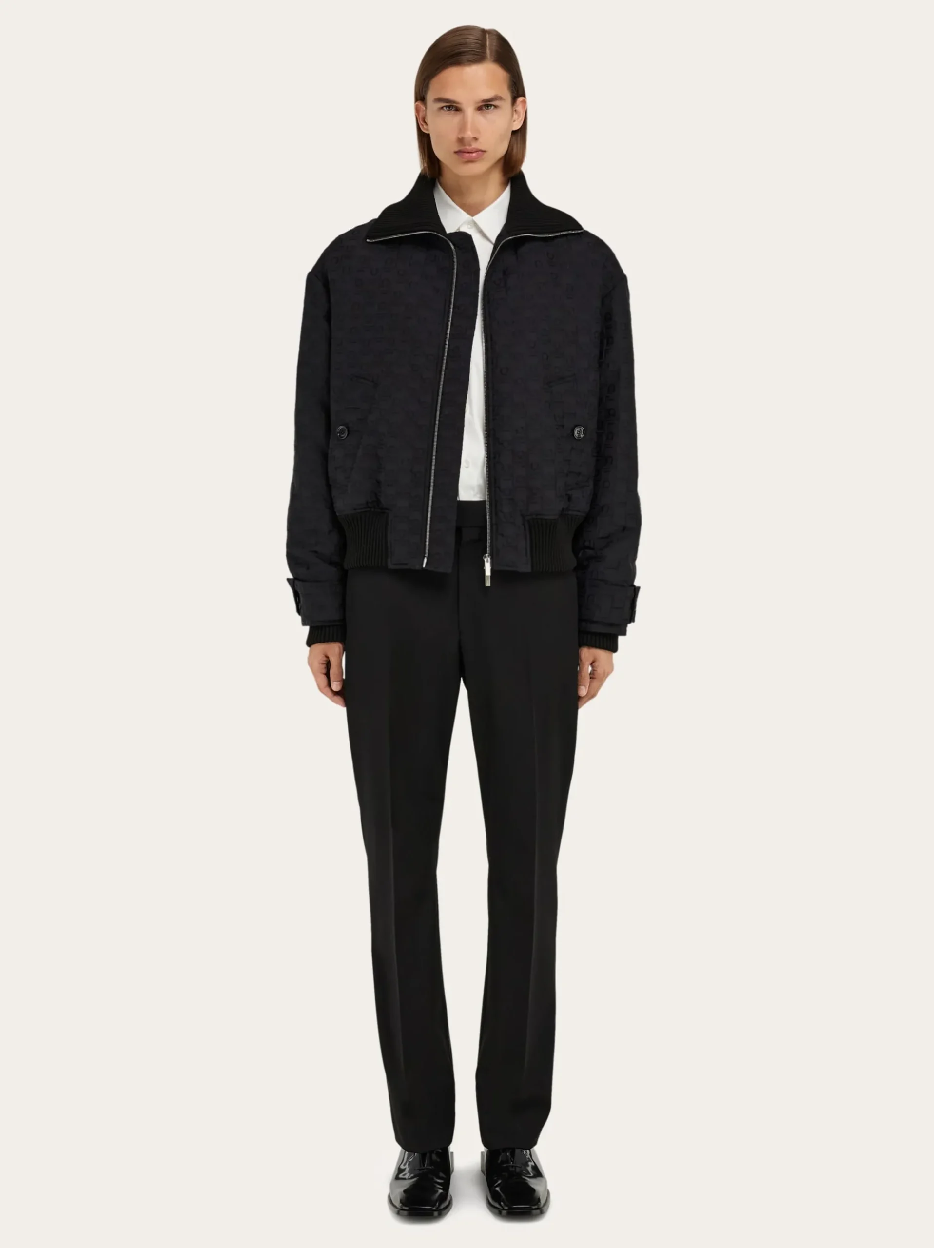 Blouson in Monogram nylon - Men