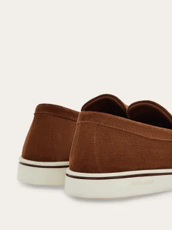 Boat shoe loafer with Gancini ornament - Men