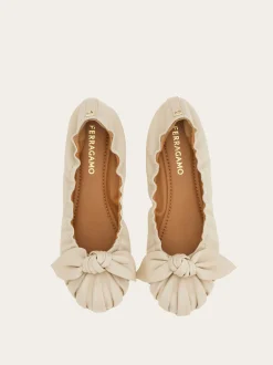 Bow embellished ballet flat - Women