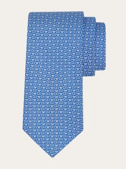 Butterfly print silk tie - Men