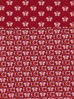 Butterfly print silk tie - Men