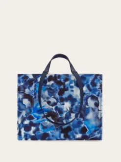 Carnation print tote bag (L) - Women