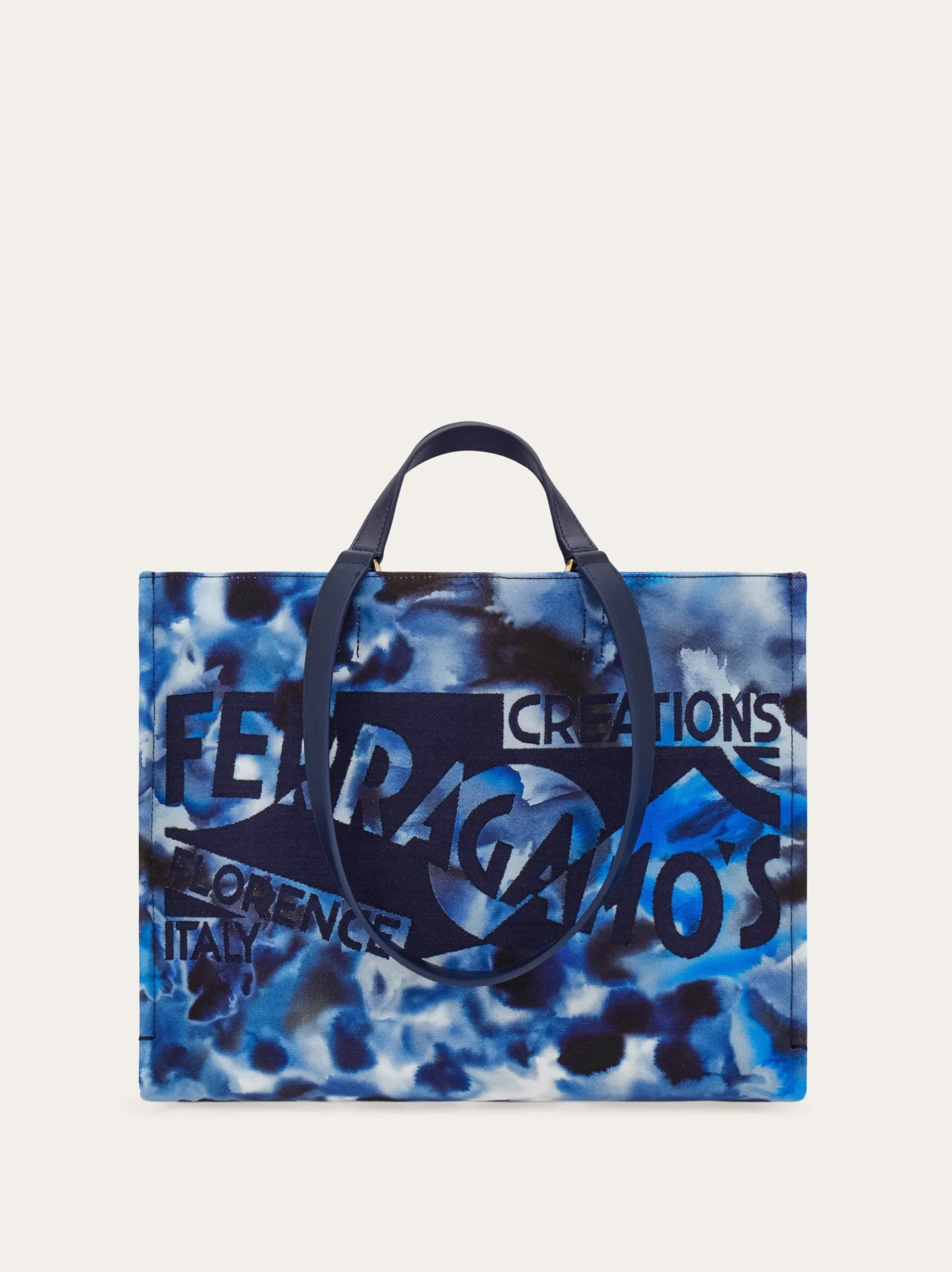 Carnation print tote bag (L) - Women