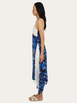 Carnation print wrap dress - Women