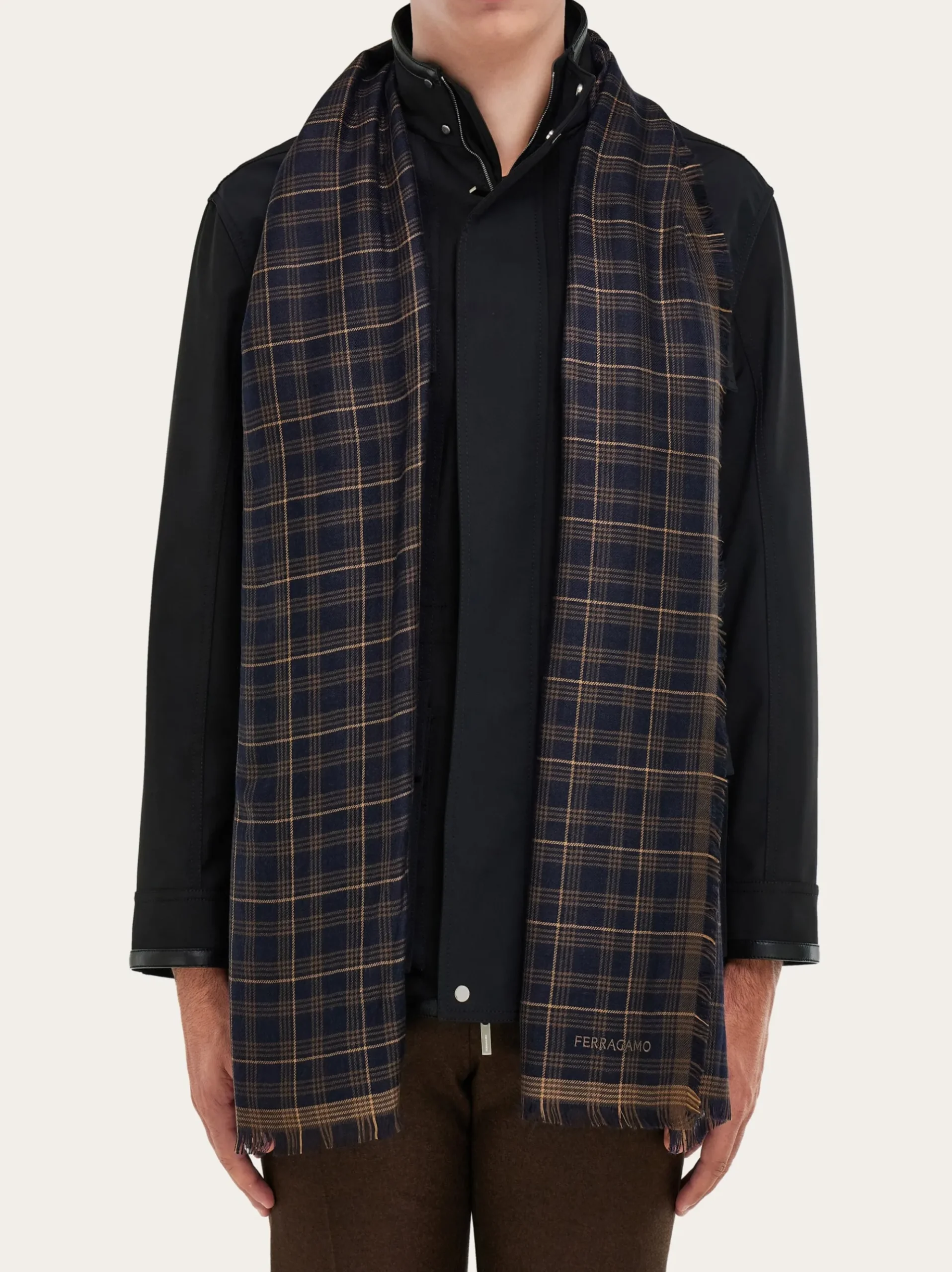 Cashmere and silk scarf - Men