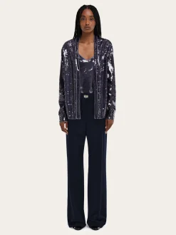 Cashmere blend tailored trouser - Women