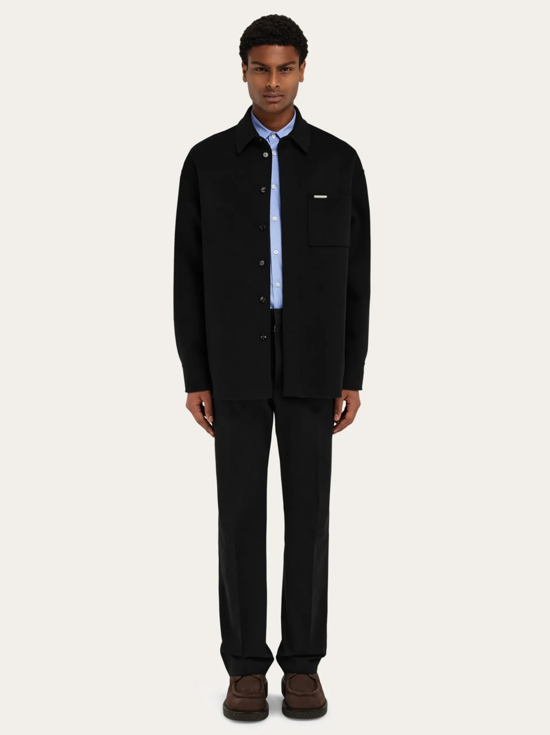 Cashmere-blend overshirt - Men