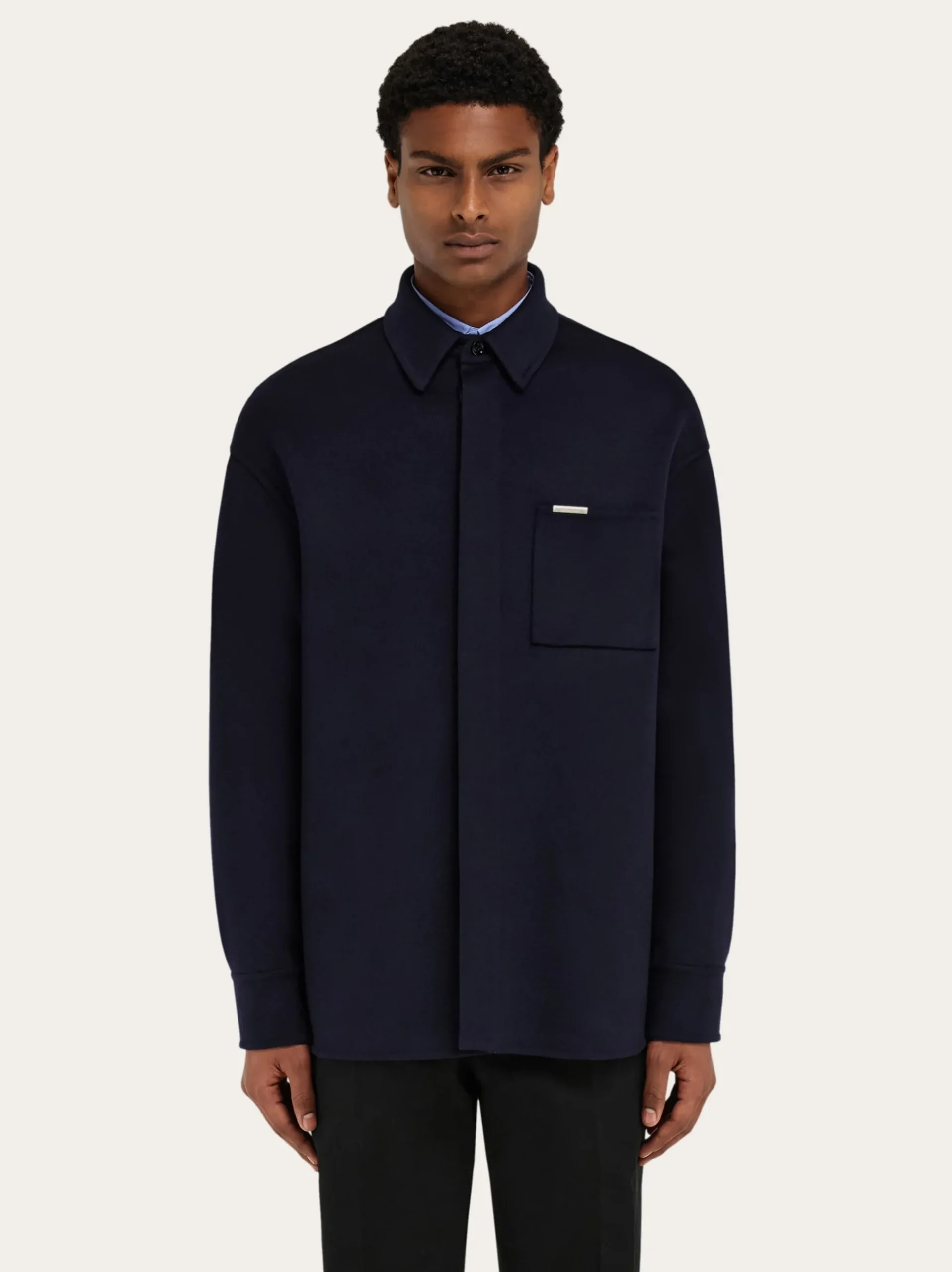 Cashmere-blend overshirt - Men