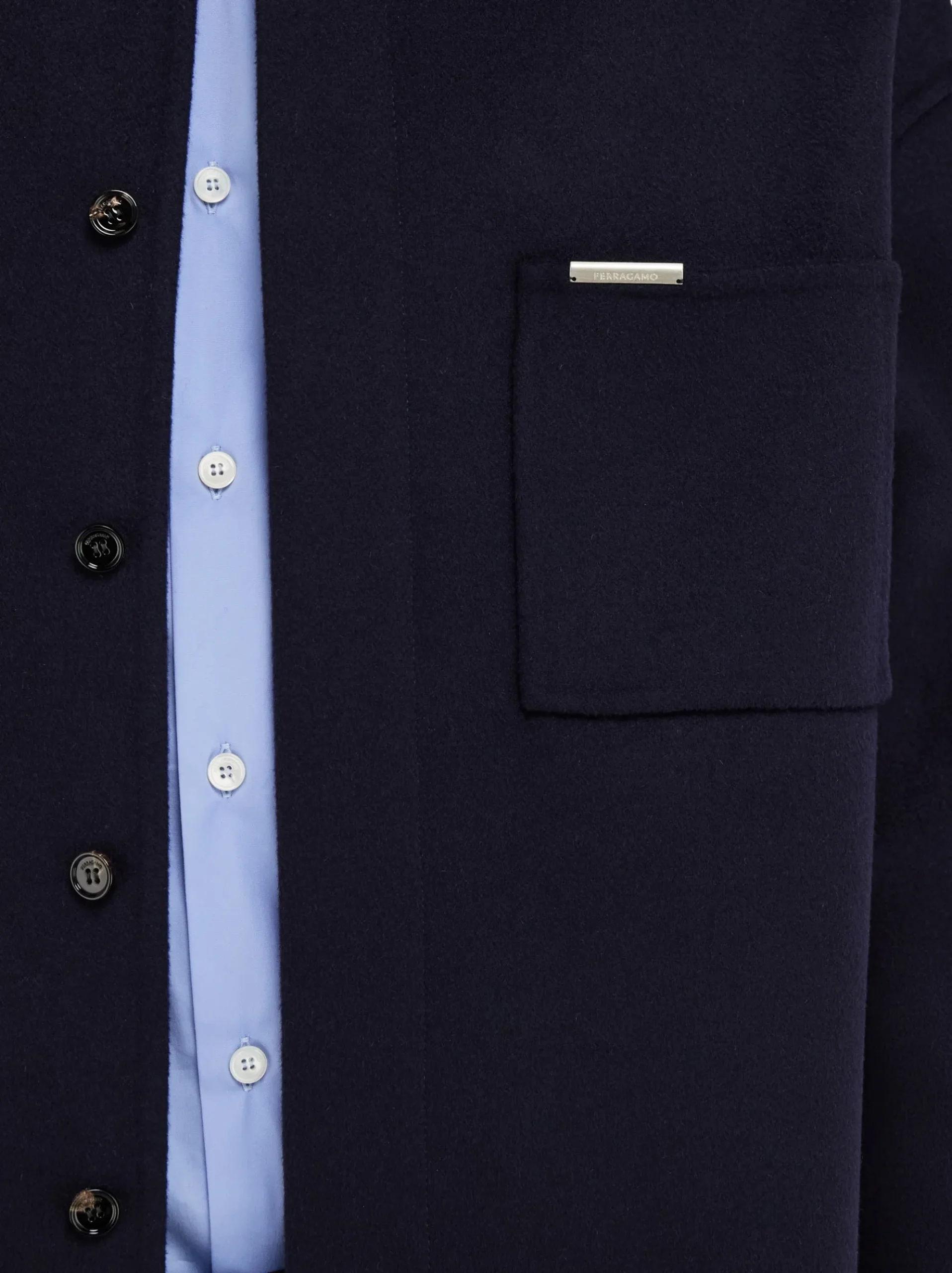 Cashmere-blend overshirt - Men