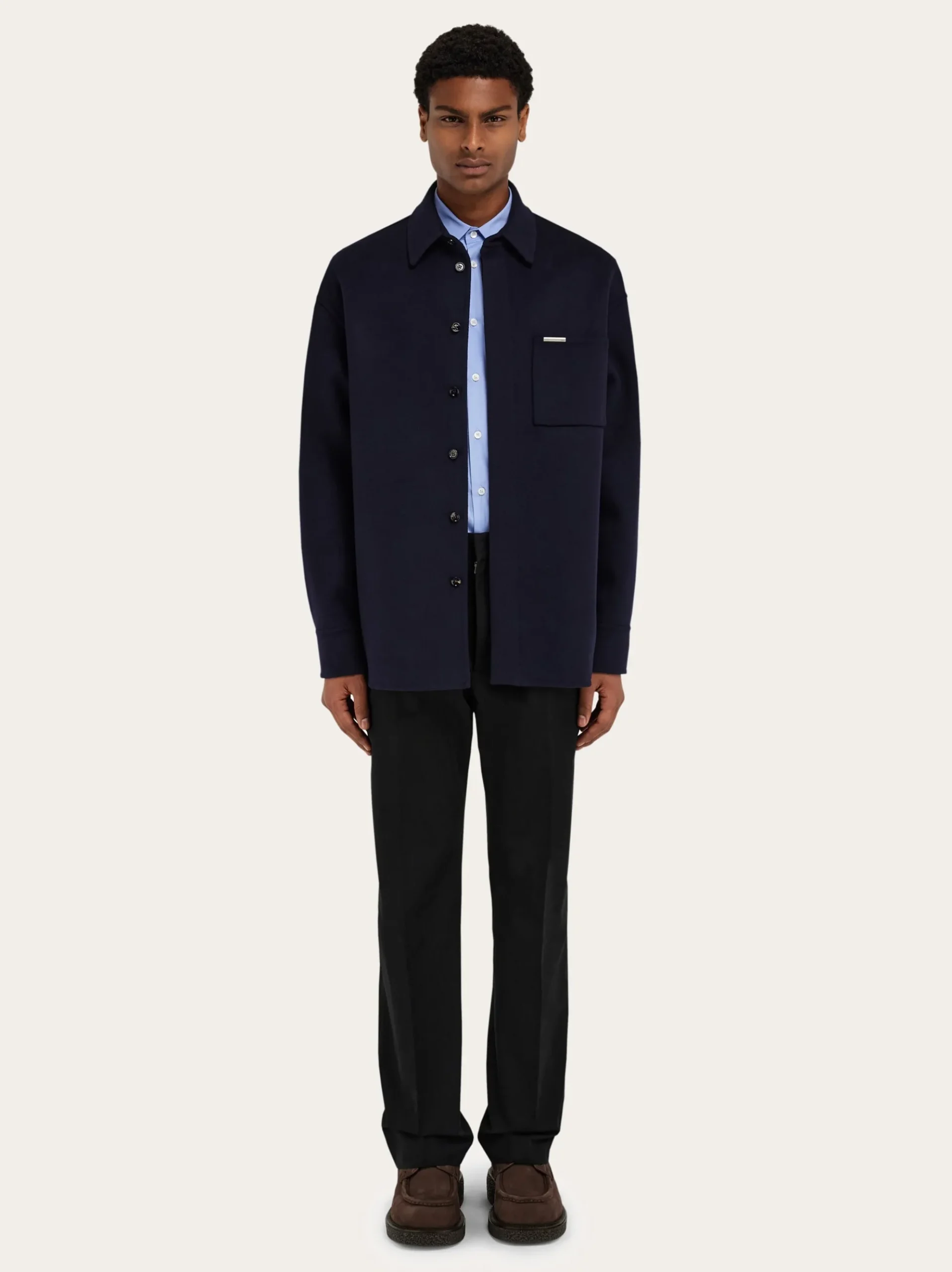 Cashmere-blend overshirt - Men