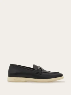 Casual loafer with Gancini ornament - Men